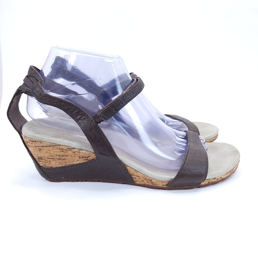 Patagonia Solimar Women's Size 9M Brown Slip On Wedge Casual Flip Flop Sandals